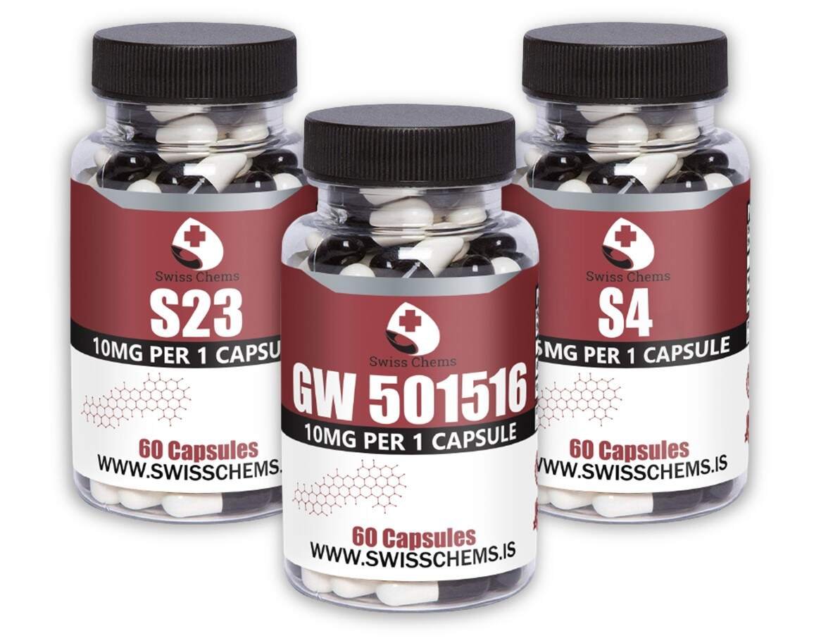 SwissChems Cutter Stack Research Bundle GW-501516 S-23 S4 - Image 6