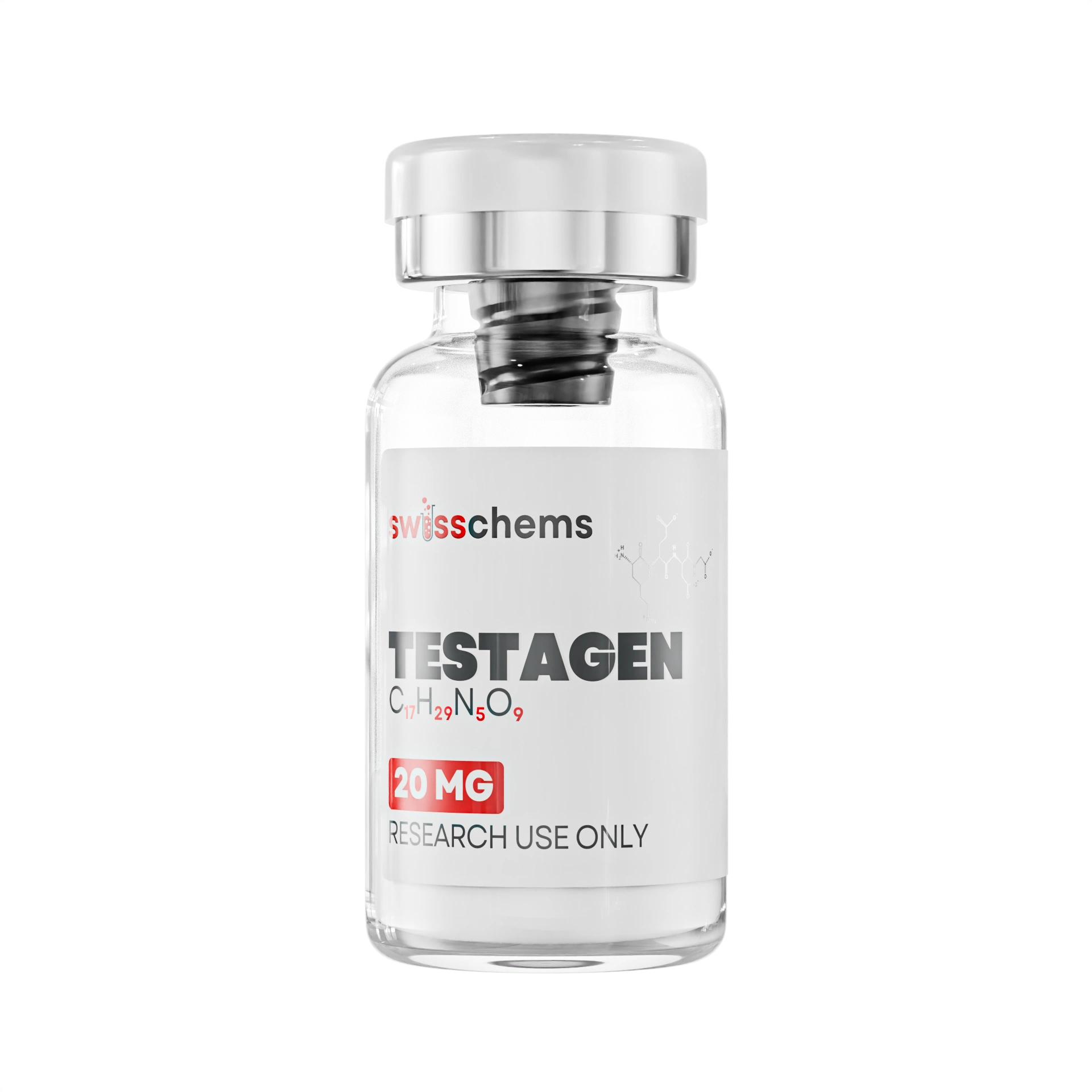 SwissChems Testagen Bioregulatory Peptide 20mg Research Grade Compound